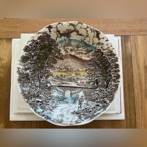 Antique Bowl  Macedonia Crown Ducal 8.5” bowl